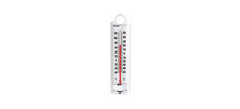 Back view of Taylor Wall Thermometer showing mounting holes