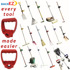 BackEZ handle installed on a long-handled tool