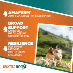 Backyard Defense for Poultry 8oz ingredients list on bottle
