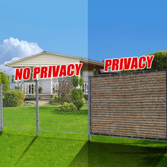 BADAO privacy screen in a garden setting
