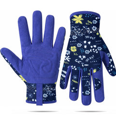 Baidast Gardening Gloves for Women in purple, front view