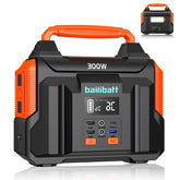 bailibatt Portable Power Station front view in orange