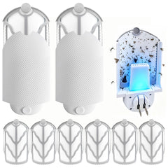 BAIMNOCM Flying Insect Trap front view with refill cartridges