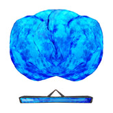 Baisdan Worship Flag Set of 2 in Navy-Blue with flexible rods