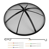 Baitedelai 24-Inch Fire Pit Spark Screen front view