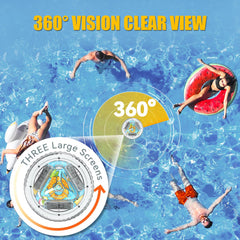 BaldrTherm thermometer in swimming pool setting