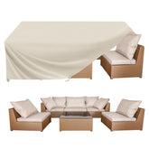 BALEINE Patio Furniture Cover beige 74"L x 47"W front view