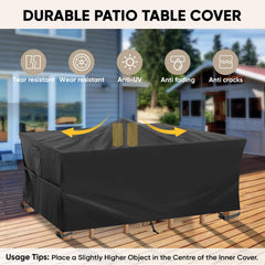 BALEINE Patio Furniture Cover showing waterproof material texture