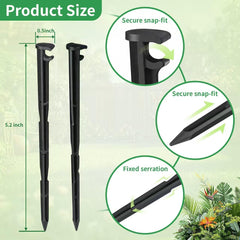 Balter-D irrigation stakes laid out in a storage bag