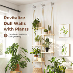 Bamworld Hanging Shelf installation hardware included