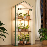 Bamworld Mini Greenhouse front view with 3 tiers