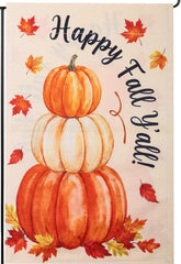 BANANABROTHER Fall Pumpkin Garden Flag front view
