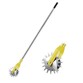 BARAYSTUS Wheel Rotary Edger Lawn Tool with yellow handle