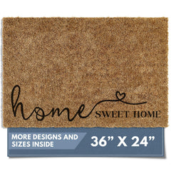 Barnyard Designs Home Sweet Home Doormat front view 36x24