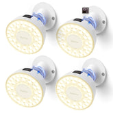 Barrina OG03C puck grow light front view with white finish