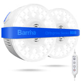 Barrina OG09 Puck Grow Light front view with 5000K white cover