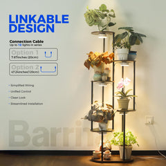 Barrina OG09 Puck Grow Light side view showing compact design