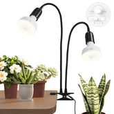 Barrina OG11A2 Clip On Grow Light front view with flexible gooseneck