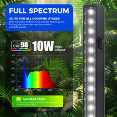 Barrina T5 Grow Lights with connecting cords