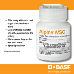 BASF Alpine WSG insecticide bottle side view