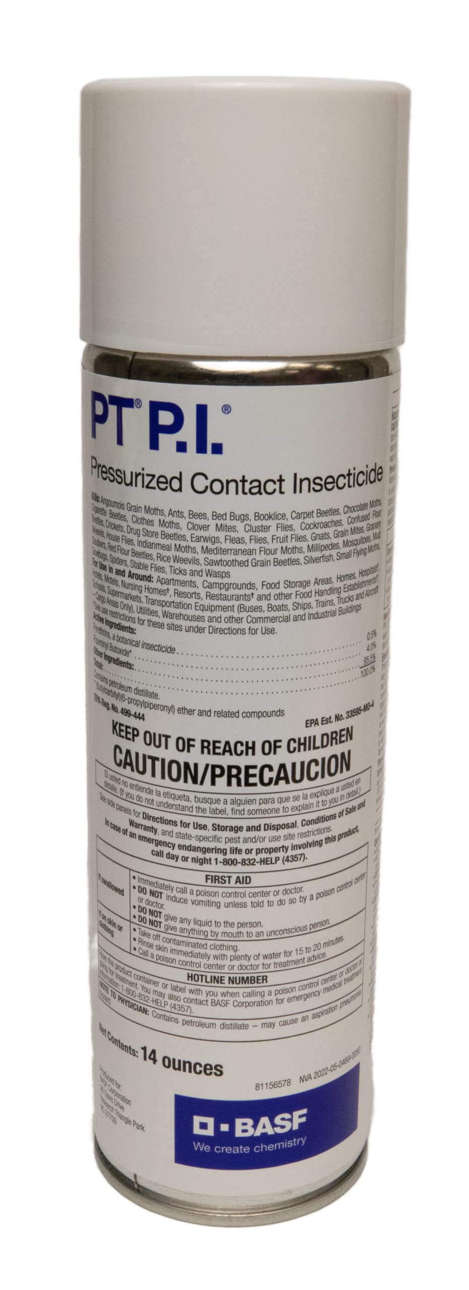 BASF PT PI Pressurized Insecticide Spray 14 oz front view