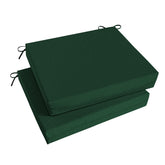 Basic Beyond outdoor chair cushions set of 2 in forest green