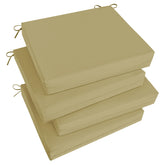 Basic Beyond Outdoor Chair Cushions set of 4 in khaki