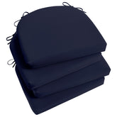 Basic Beyond Outdoor Chair Cushions Set of 4 in navy color