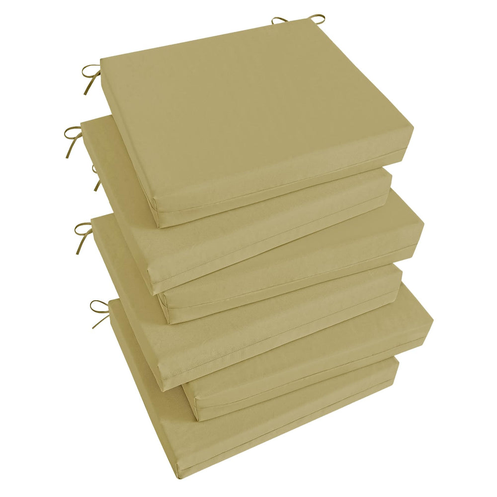 Basic Beyond Outdoor Chair Cushions set of 6 in khaki colour