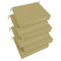Basic Beyond Outdoor Chair Cushions set of 6 in khaki colour