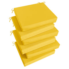 Basic Beyond Outdoor Chair Cushions Set of 6 in yellow