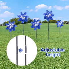 BATTIFE Reflective Pinwheel assembled in soil