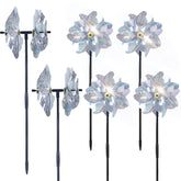 BATTIFE reflective pinwheels in silver, front view