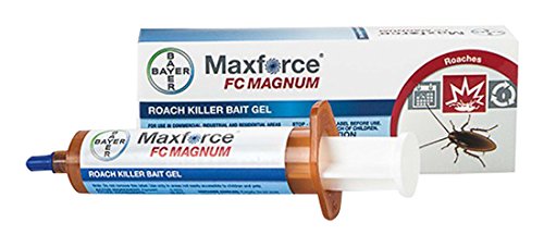 Bayer Maxforce FC Magnum Roach Killer Gel tube with plunger and tip