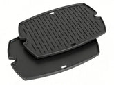 bbq777 Cast Iron Grill Griddle for Weber Q1200 front view