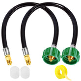 BBQHKCX 15-inch RV Propane Hose front view