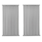 BBQration 17-inch stainless steel grill emitter front view