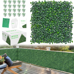 BCBLF Artificial Greenery Wall Panel 10x10 inch front view
