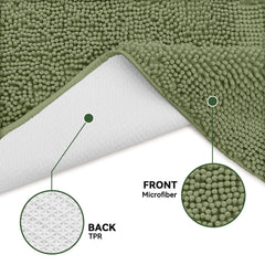 Bcoimo Cat Door Mat showing soft chenille texture