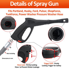BEAR FORCE Spray Gun in use on patio