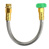 Beaulife 1 foot stainless steel garden hose with nozzle