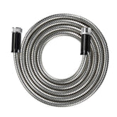 Beaulife 15ft Stainless Steel Metal Garden Hose front view