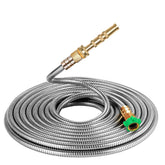 Beaulife 304 Stainless Steel Garden Hose 75 ft in use