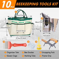 Bee smoker included in the BeeCastle beekeeping tools kit