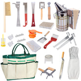 BeeCastle Beekeeping Tools Kit 22PCS with organizer handbag