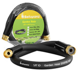 beitopamz Short Garden Hose 3 ft front view with brass fittings