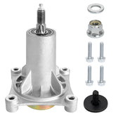Belleone 187292 mower spindle front view with mounting bolts