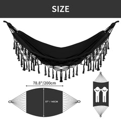 Bellzacasa hammock setup outdoors with trees
