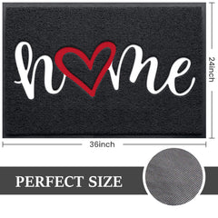 BeneathYourFeet Door Mat side view showing thickness