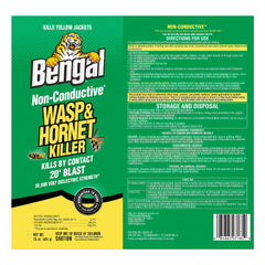 Bengal Non-Conductive Wasp and Hornet Killer spray in outdoor setting